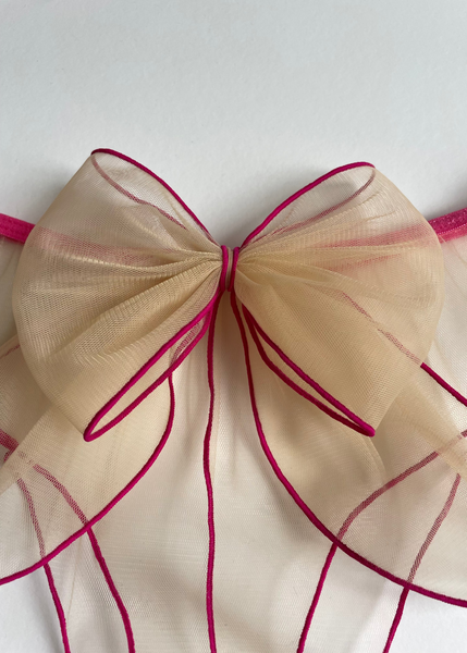 BOW STRING NUDE FUCHSIA