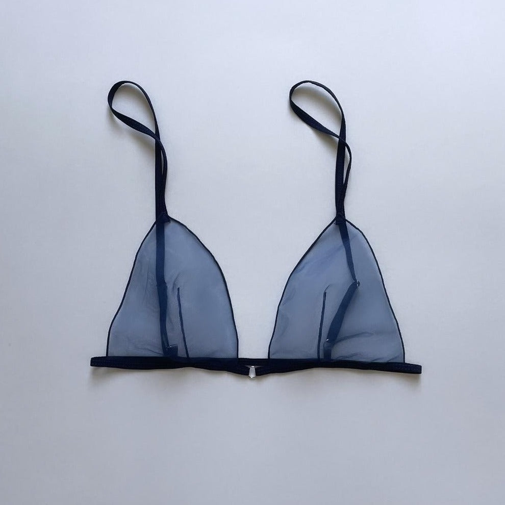 SOFT CUP BRA OCEAN BLUE COLOR