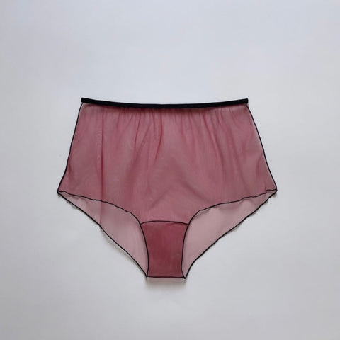 BURGUNDY HIGH WAIST PANTY