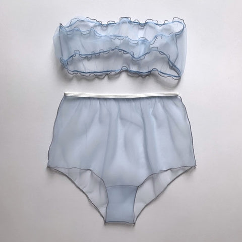 SKY HIGH SET BANDEAU AND HIGH WAIST PANTY