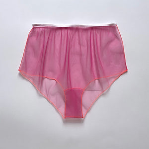 NEON FUCHSIA HIGH WAIST PANTY